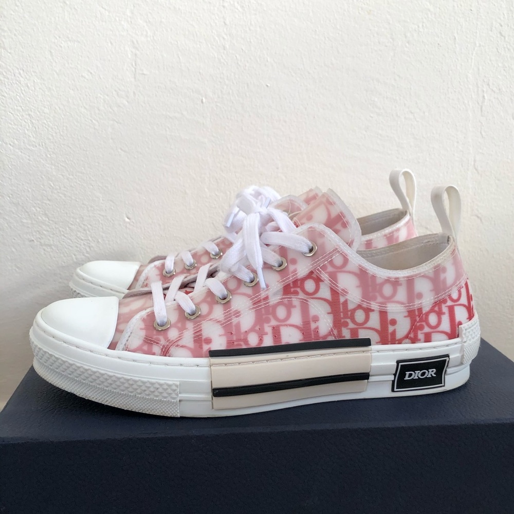 Dior B23 Low-Top Red Sneakers